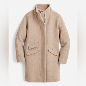 J. Crew Stadium Toscana Coat 2022 - Black